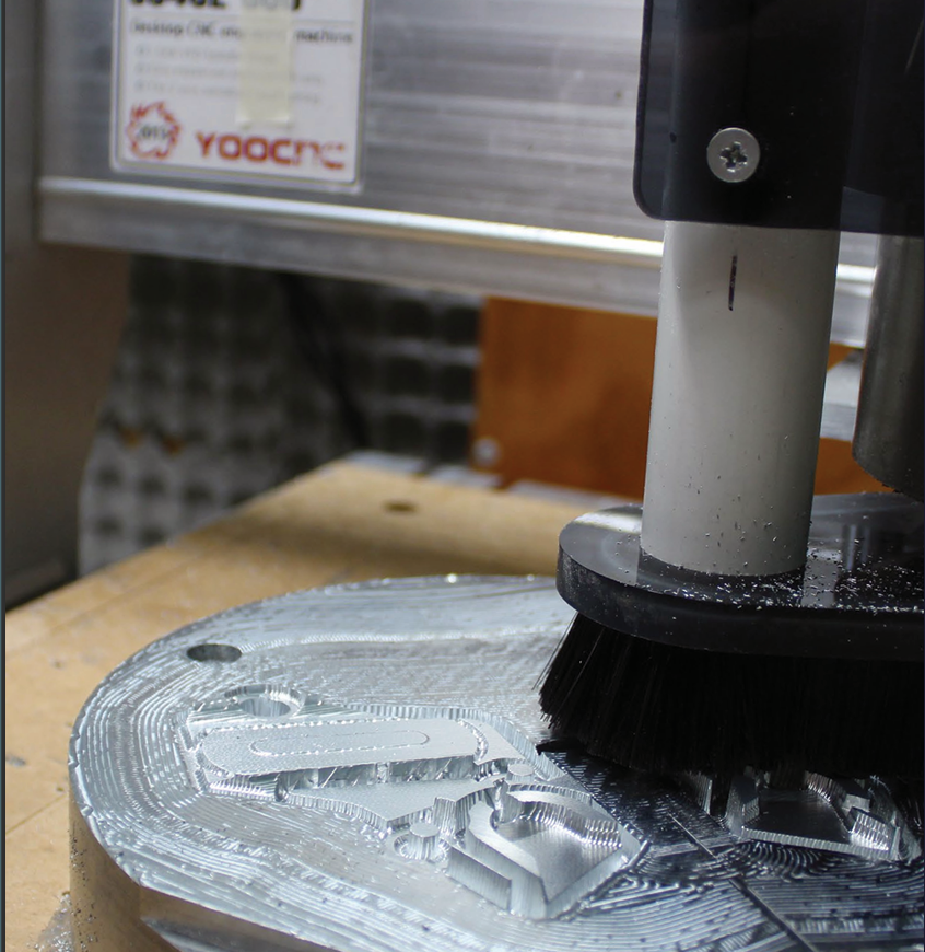 CNC spindle cutting zinc alloy injection mold cavity